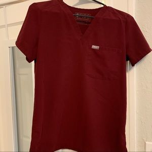 FIGS scrubs burgundy XXS/XS